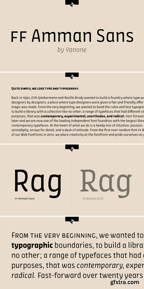 FF Amman Sans Font Family