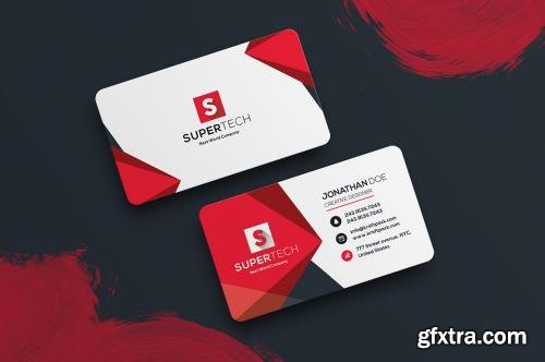 CreativeMarket Corporate Business Card #19 587853