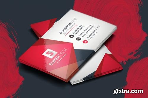 CreativeMarket Corporate Business Card #19 587853