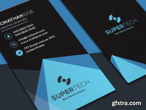 CreativeMarket Corporate Business Card #21 591430