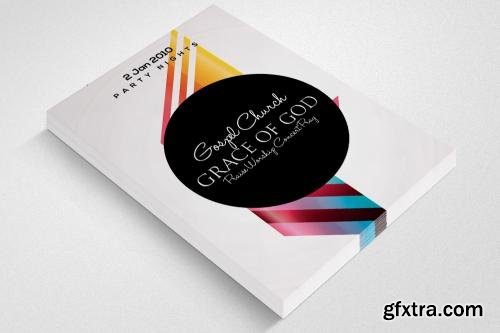 CreativeMarket Futuristic Flyer Poster Template 590683