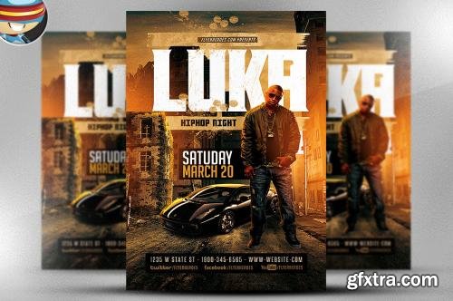 CreativeMarket Luka Flyer Template 591638