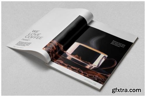 CreativeMarket Minimal Magazine Template 595561