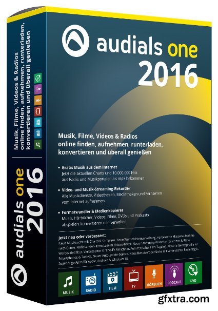 Audials One 2016 14.0.63200.0 Multilingual