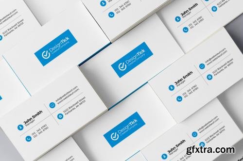 CreativeMarket Simple Clean Business Card 595733