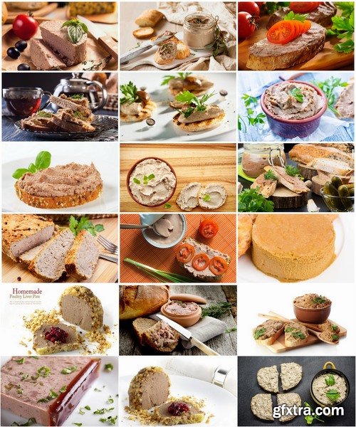 Collection pate appetizer sandwich bread 25 25 HQ Jpeg