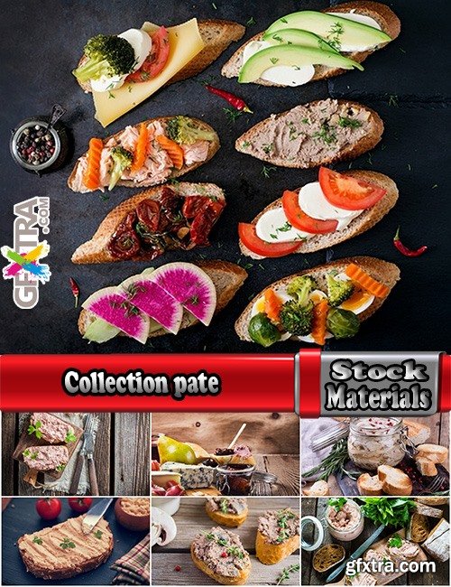 Collection pate appetizer sandwich bread 25 25 HQ Jpeg