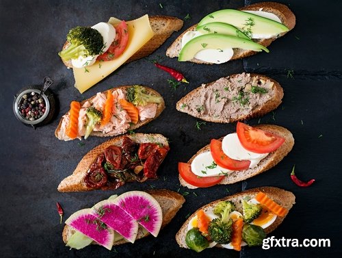 Collection pate appetizer sandwich bread 25 25 HQ Jpeg