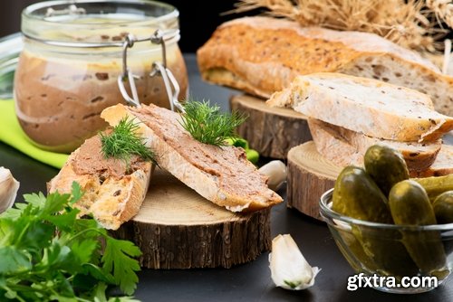 Collection pate appetizer sandwich bread 25 25 HQ Jpeg