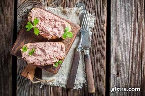 Collection pate appetizer sandwich bread 25 25 HQ Jpeg