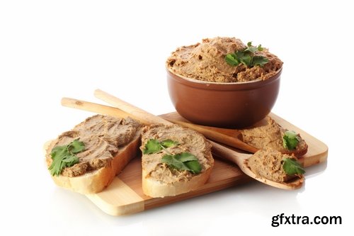 Collection pate appetizer sandwich bread 25 25 HQ Jpeg