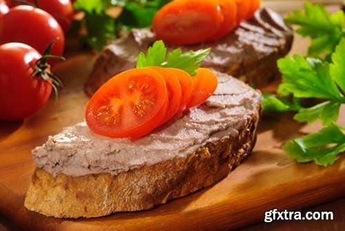 Collection pate appetizer sandwich bread 25 25 HQ Jpeg