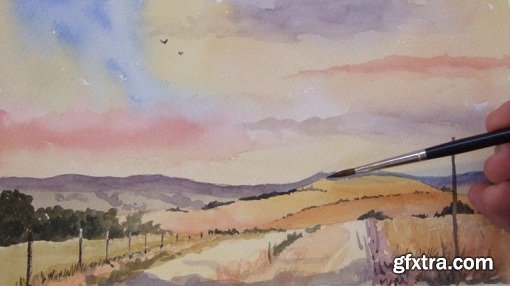 Paint Landscapes in Watercolor Part 1