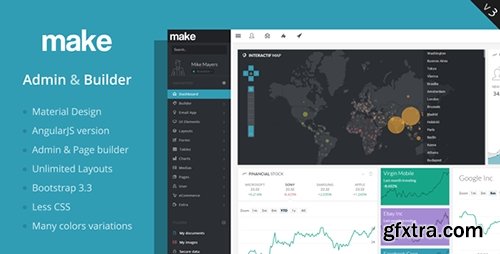 ThemeForest - Make v3.2 - Admin Template & Builder - HTML & AngularJS - 10511387