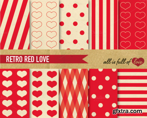 CreativeMarket Super Bundle 40 Patterns Kit 4 color 582868