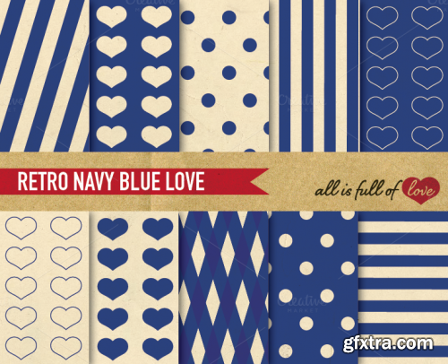 CreativeMarket Super Bundle 40 Patterns Kit 4 color 582868