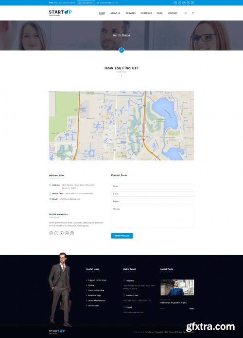 Creativemarket Startup | Basic Business PSD Website591220