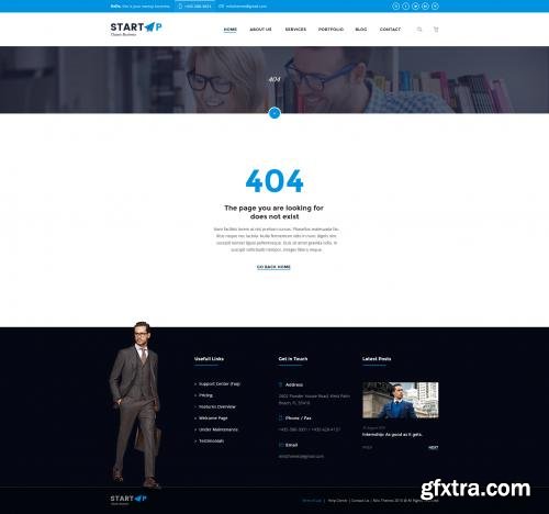 Creativemarket Startup | Basic Business PSD Website591220