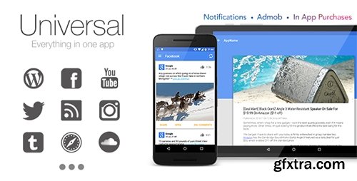 CodeCanyon - Universal v2.5 - Full Multi-Purpose Android App - 6512720