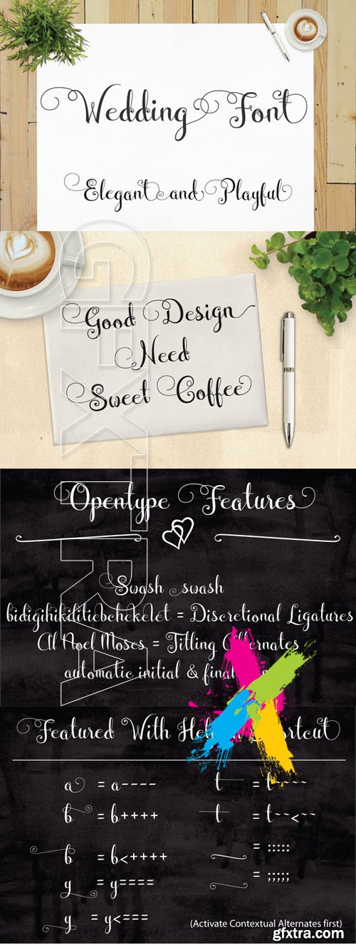 CM - Wedding Font 603918