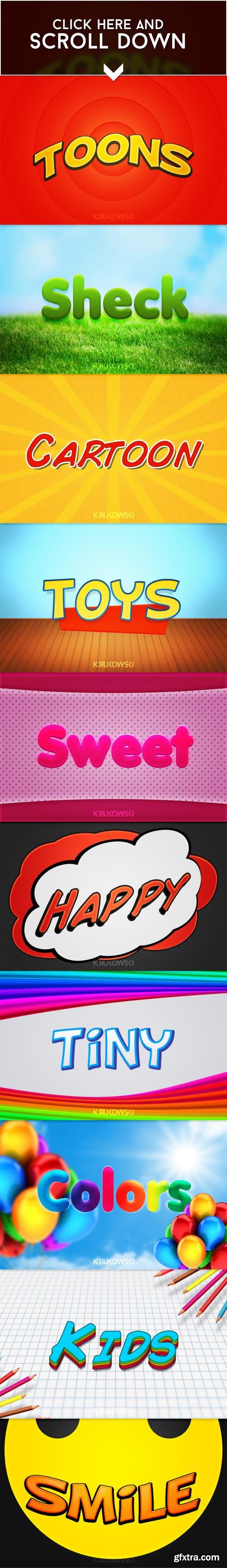 CreativeMarket Cartoon Text Effects 242238