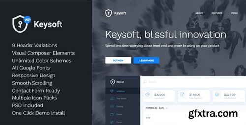 ThemeForest - KeySoft v1.0 - WordPress Software Landing Page - 14827591