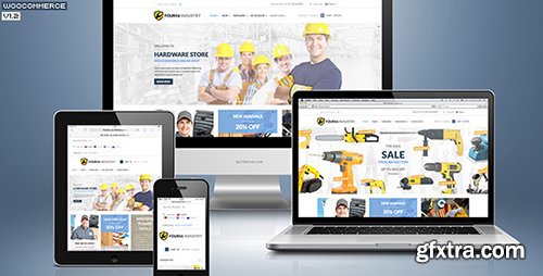 ThemeForest - 456 Industry v1.4.1 - Repair Tools Shop & Construction / Building / Renovation WP Theme - 6147589