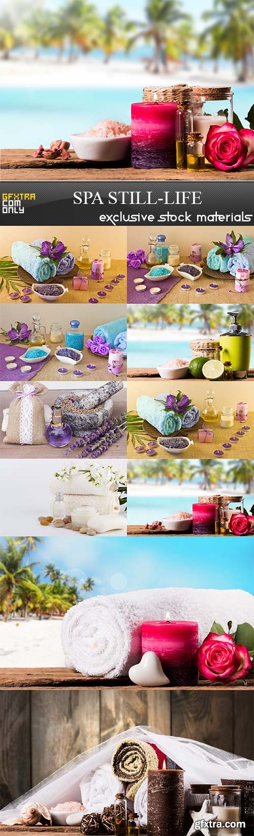 Spa still-life, 10  x  UHQ JPEG