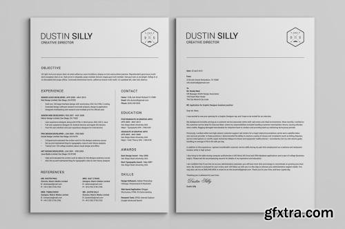 CreativeMarket Clean Resume CV - Silly 230432