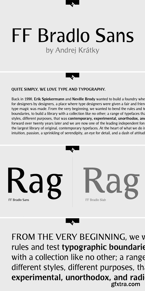 FF Bradlo Sans Pro Font Family