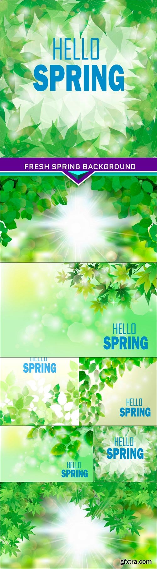 Fresh spring background 7x JPEG