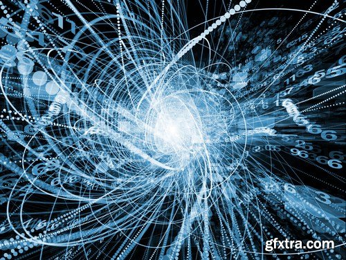 abstract background Wave particle Vision 15x JPEG