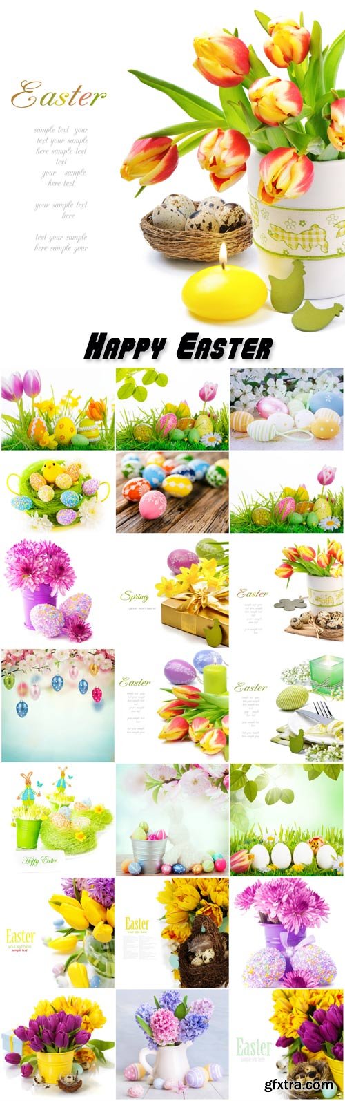 Happy Easter, background Easter compositions