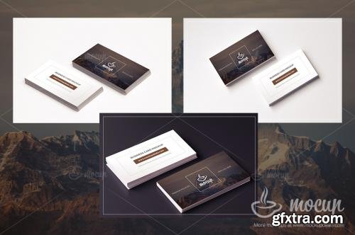 CreativeMarket 17 PSD Business Card Mockups 270796