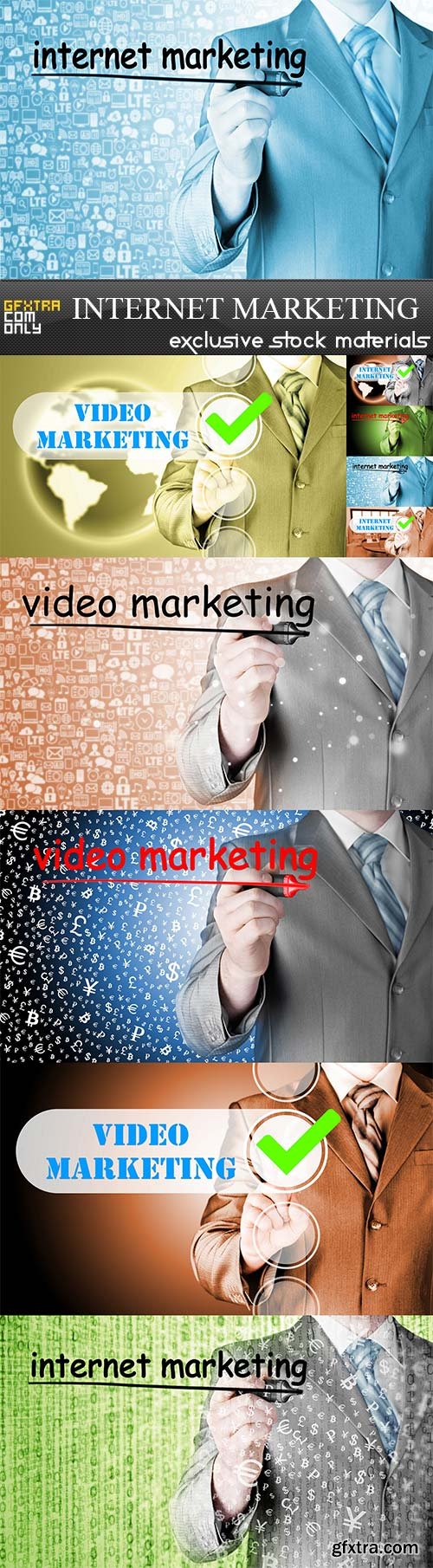 Internet marketing, 9  x  UHQ JPEG