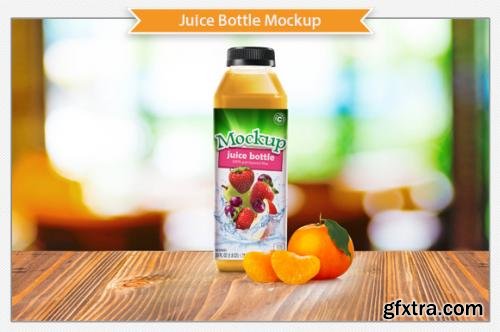 CreativeMarket Juice Bottle Mockup 288284