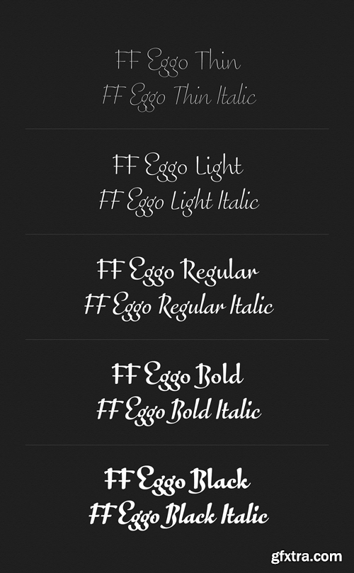 FF Eggo Font Family