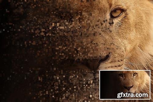 CreativeMarket Pixel Dispersion - Ps Action 280046