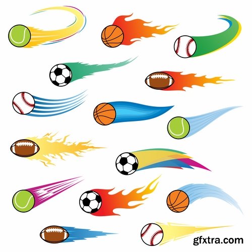 Sports icon collection different sports vector image 25 EPS