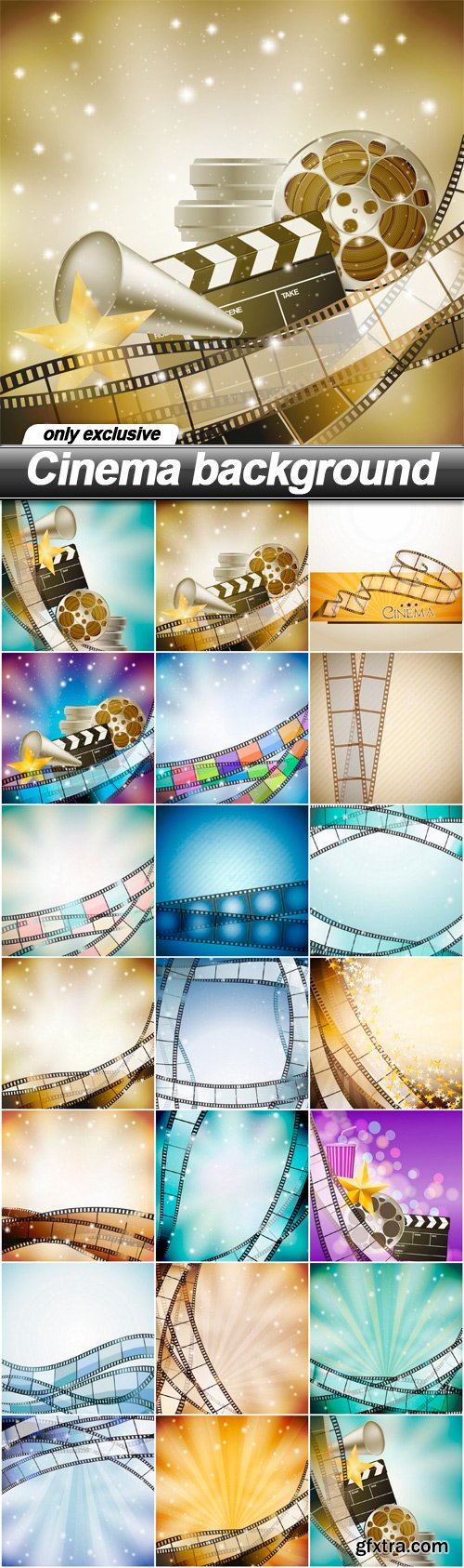 Cinema background - 20 EPS