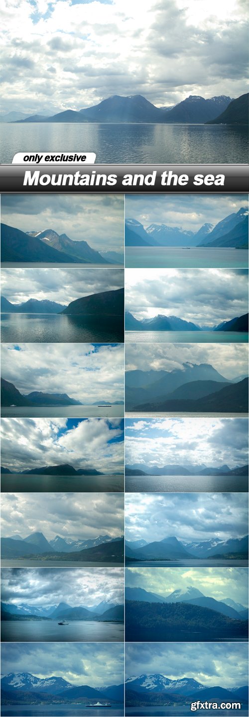 Mountains and the sea - 15 UHQ JPEG