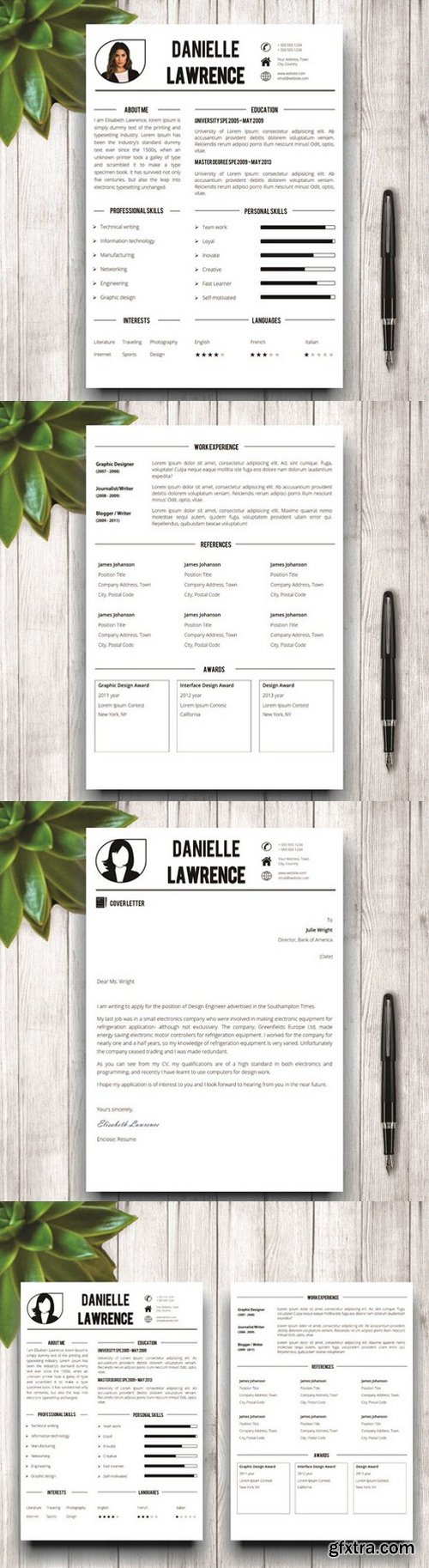 CM - Modern Resume Template 589916