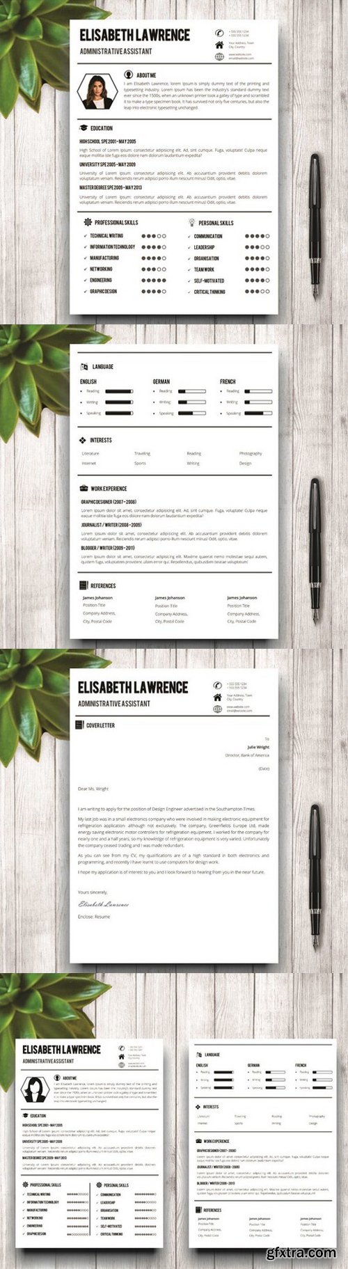 CM - Clean & Professional Resume Template 589864