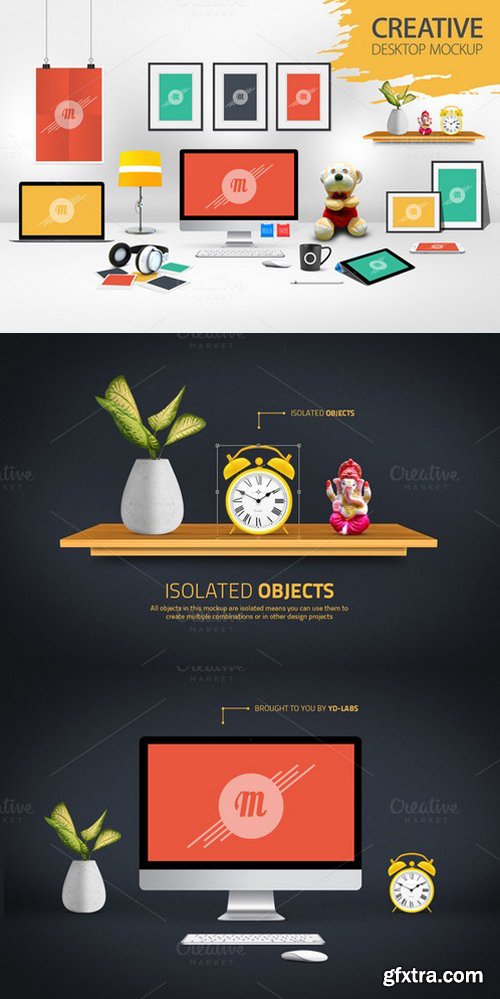 CM - Creative Desktop Mockup 595873