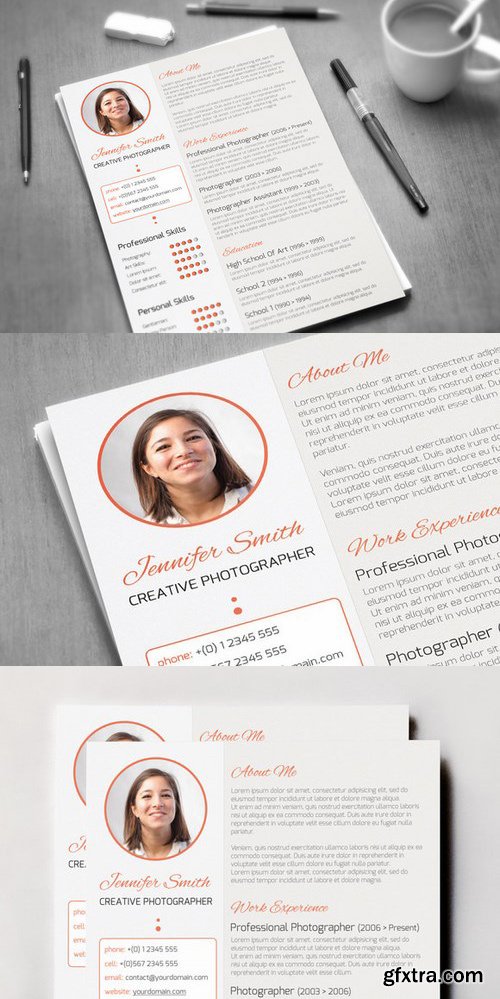 CM - Creative Resume Template 33937