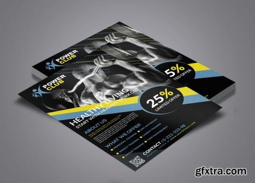 CreativeMarket Fitness Flyer 601967