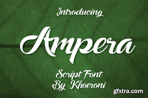 CreativeMarket Ampera Font 602298