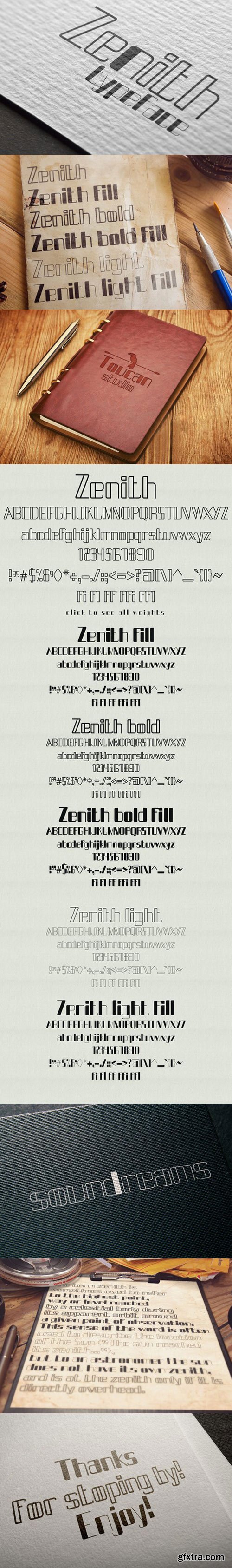 CM - Zenith typeface 610572