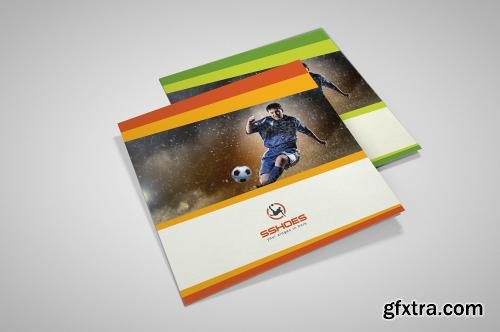 CreativeMarket Square Sport Trifold Brochure 602348