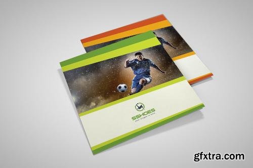 CreativeMarket Square Sport Trifold Brochure 602348